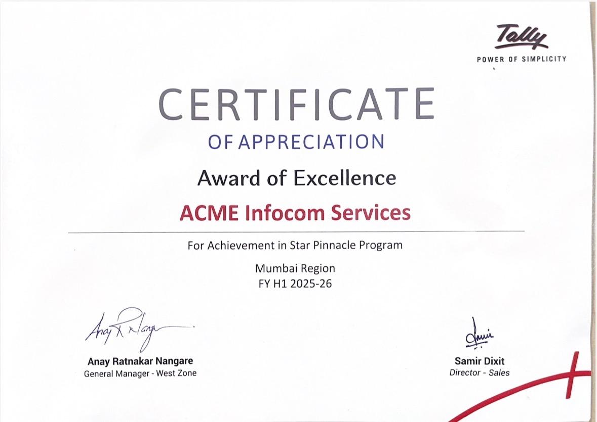Certificate 1